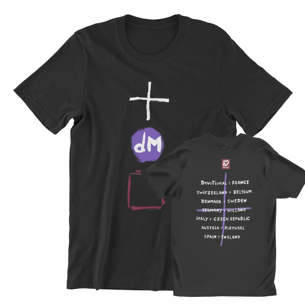 Depeche Mode Devotional Tour 93, Unisex T-shirt 2 Sided